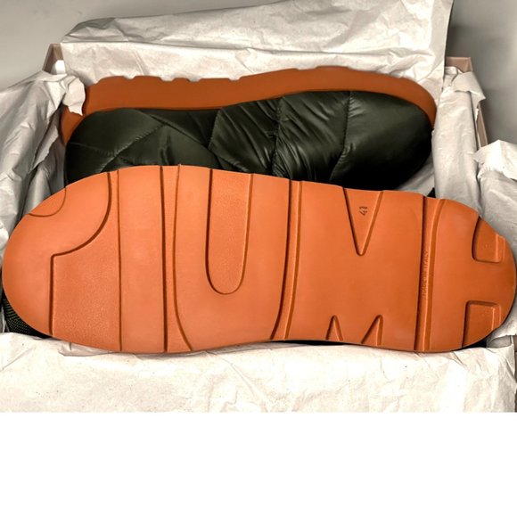 Piumestudio | Laccio Pillow Boots in Military/Orange - Picture 7 of 8